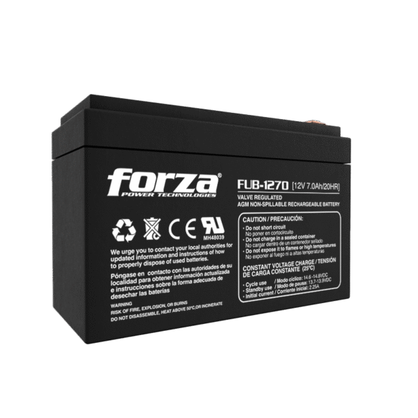 Forza Sealed 12V/7Ah Rechargeable Battery
