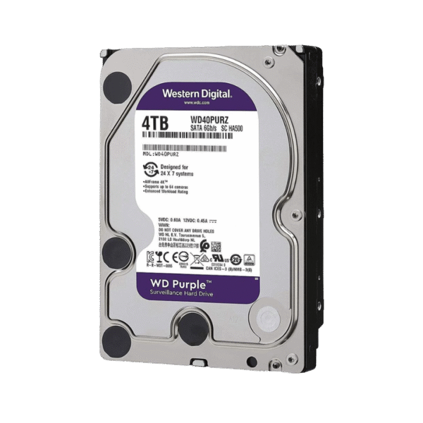 Western Digital Purple 4TB Surveillance Hard Disk Drive