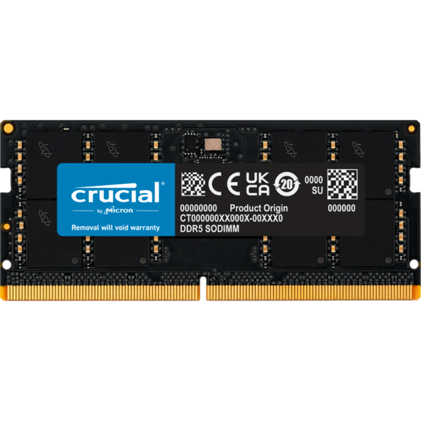 Crucial 32GB DDR5-4800 CL40 SODIMM