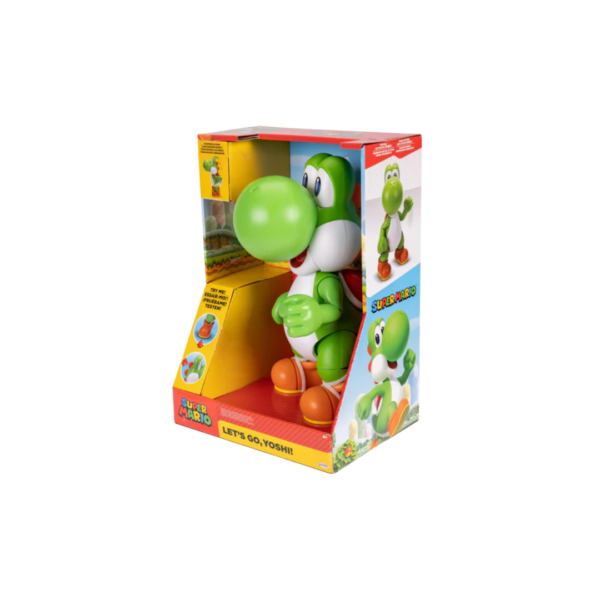 Super Mario Let's Go! Yoshi Interactive Action Figure - Image 6