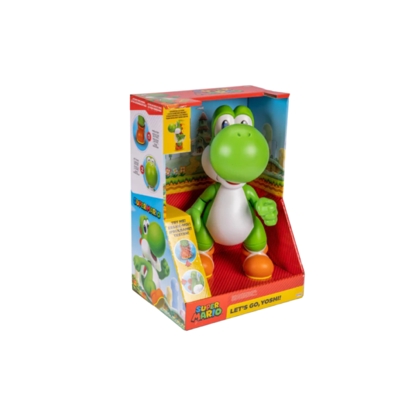 Super Mario Let's Go! Yoshi Interactive Action Figure - Image 7