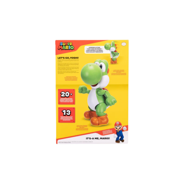 Super Mario Let's Go! Yoshi Interactive Action Figure - Image 8