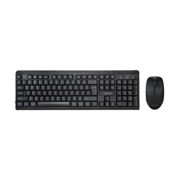 Unno Tekno Keyboard & Mouse Combo Klass Wireless  English - KB6746BK