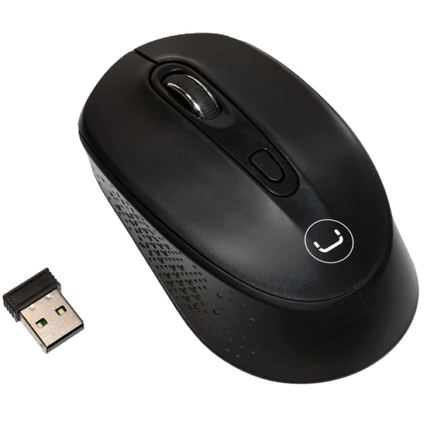 Unno Tekno Mouse Contour Wireless MS6528BK - Black