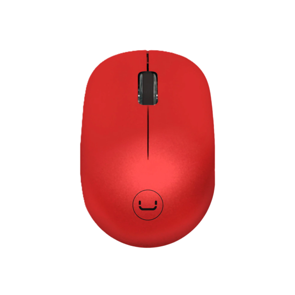 Unno Tekno Mouse Curve Wireless Red - MS6526RD