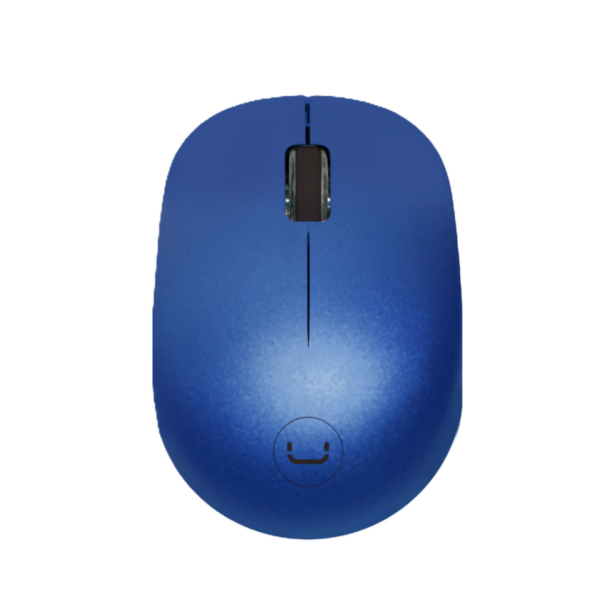 Unno Tekno Mouse Curve Wireless Blue - MS6526BL