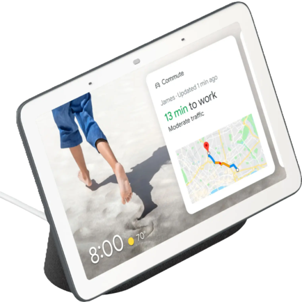 Google Home Hub 7" Smart Display With Google Assistance- Charcoal