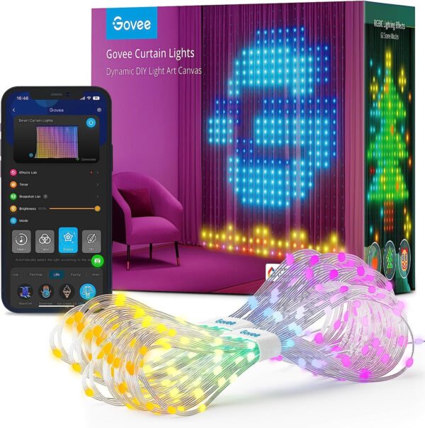 Govee Smart WiFi LED Curtain Lights