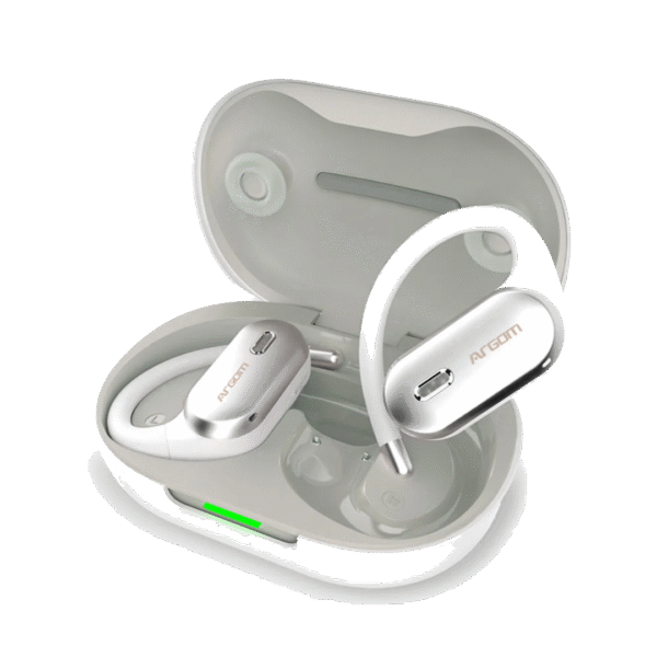 SkeiPods E90 Earbuds with Noise Canceling (White)