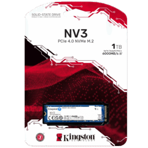 Kingston NV3 M.2 1TB PCIe 4.0 NVMe Solid State Drive (SSD)