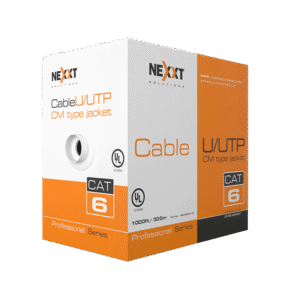 Nexxt Professional U/UTP Cable 4 Pairs Cat6, 24AWG Gauge Cable