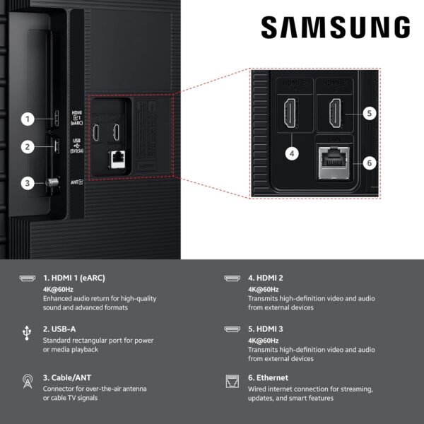Samsung 43" Crystal UHD 4K Smart TV U8000F - Image 3