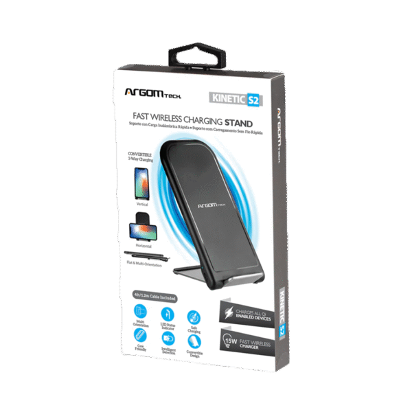 Argom Tech Fast Wireless Charging Stand - Image 4