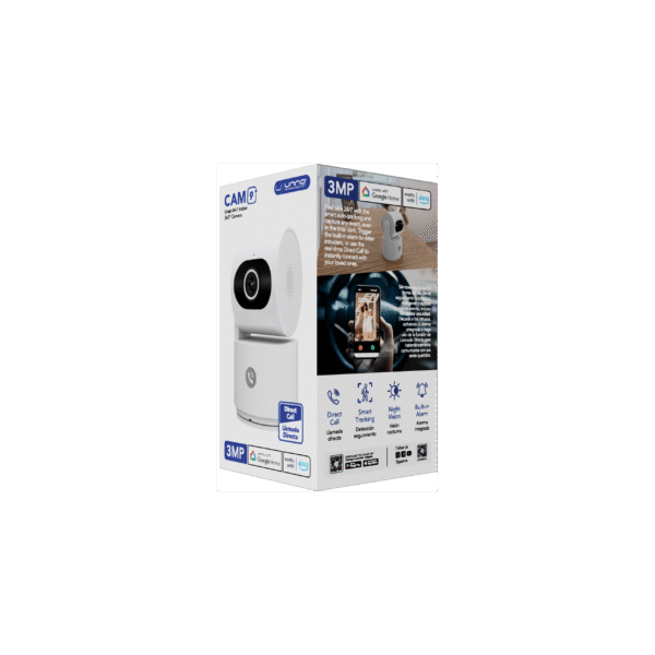 Unno Tekno Cam9+ 3MP Smart Indoor PTZ Camera – CM1419WT - Image 2
