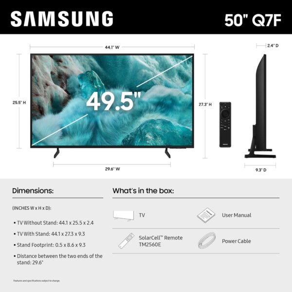 Samsung 50" QLED 4K Smart TV - Image 2