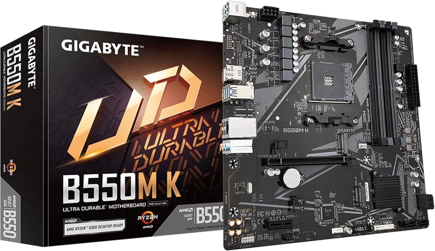 GIGABYTE B550M K Motherboard - Image 2