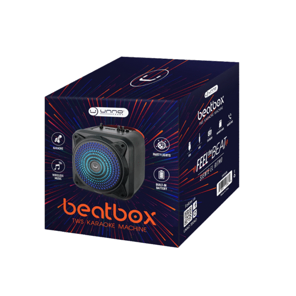 Unno Tekno Beatbox TWS Karaoke Speaker - Image 3