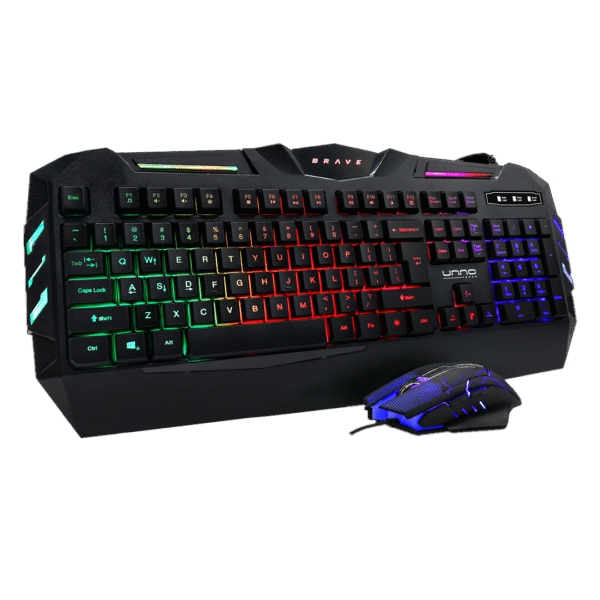 Unno Tekno Brave BRV82 Gaming Keyboard and Mouse