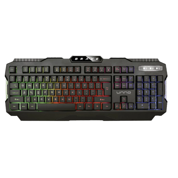 Unno Tekno Brave USB Gaming Keyboard - Image 2