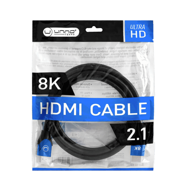 Unno Tekno HDMI 2.1 Cable - 10 FT. - Image 2