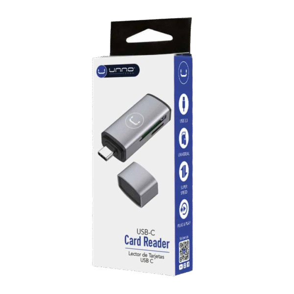 Unno Tekno Universal Card Reader - USB-C 3.0 - Image 3