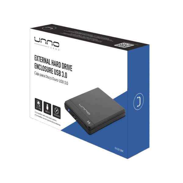 Unno Tekno Hard Drive Enclosure USB 3.0 - Image 2