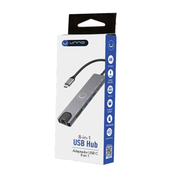 Unno Tekno 8-in-1 Type-C Hub - Image 3