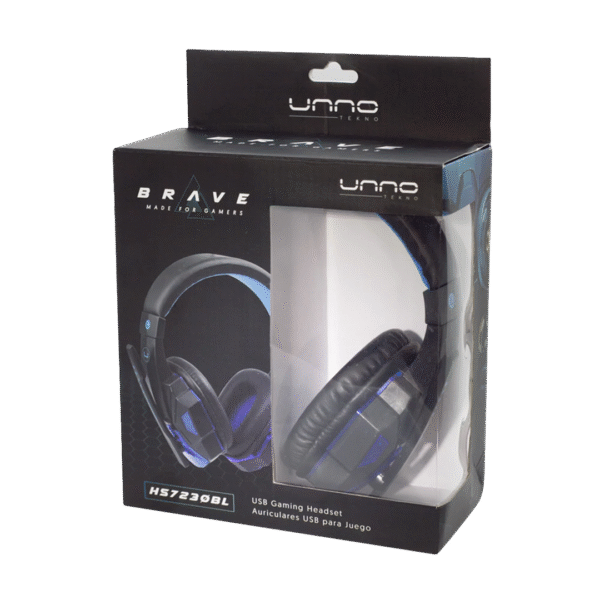 Unno Tekno Brave USB Gaming Headset - Image 3