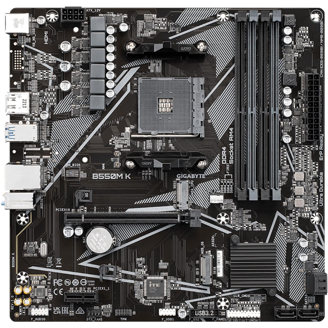 GIGABYTE B550M K Motherboard