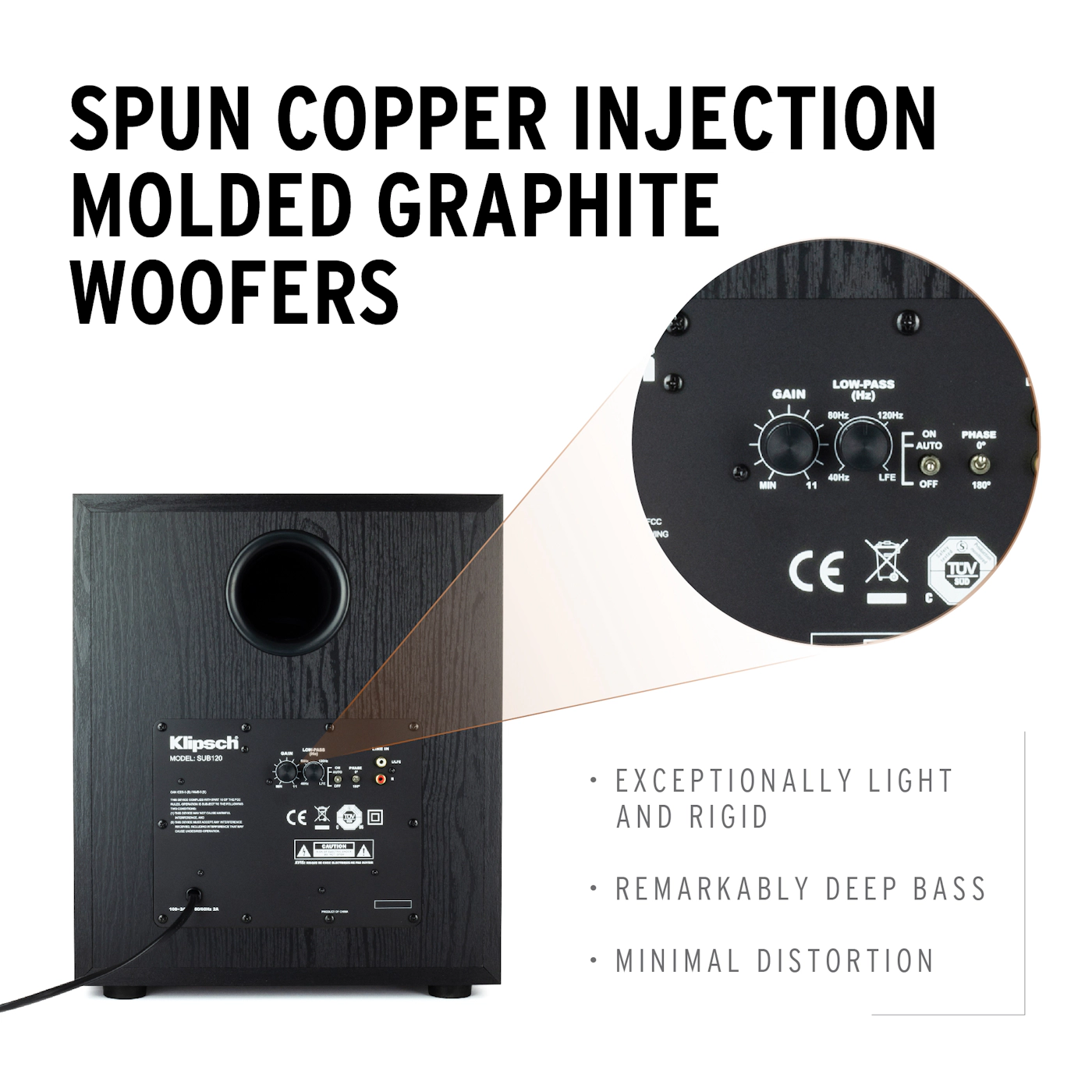 KLIPSCH Sub-120 Synergy Black Label Subwoofer - Image 4