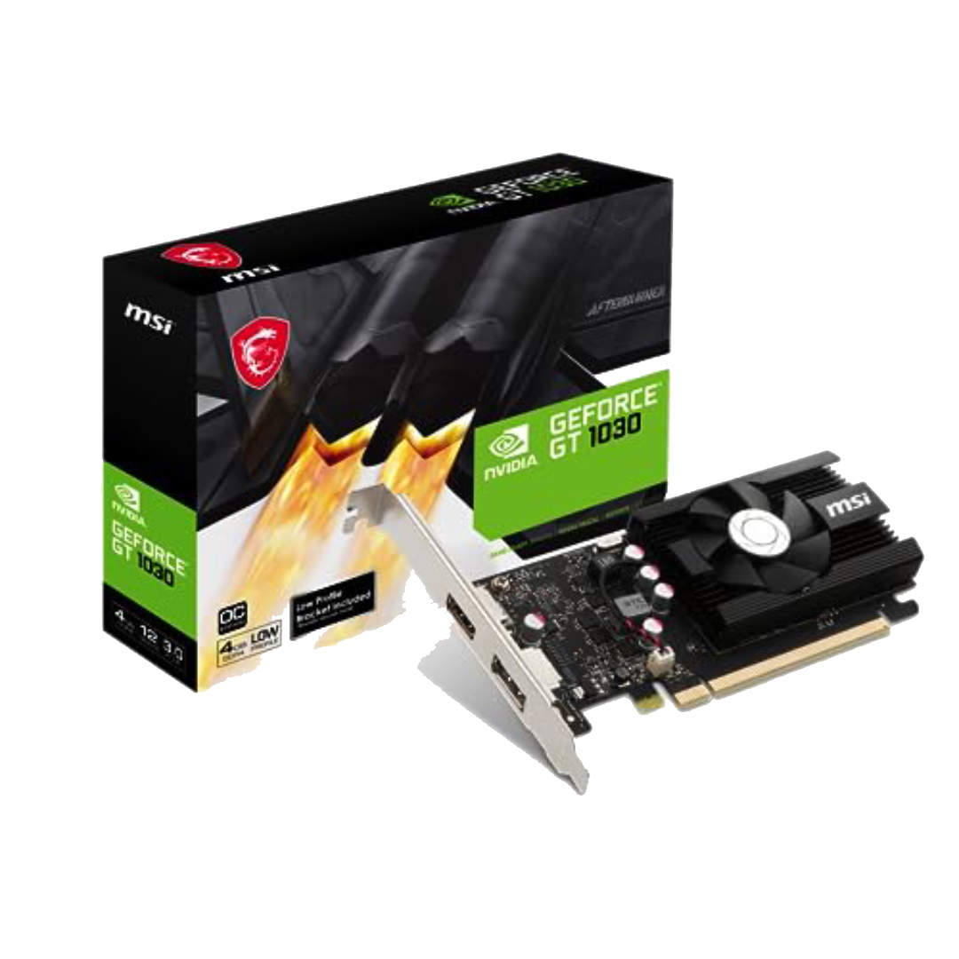 MSI GeForce GT 1030 4GB DDR4 Graphics Card - Image 2
