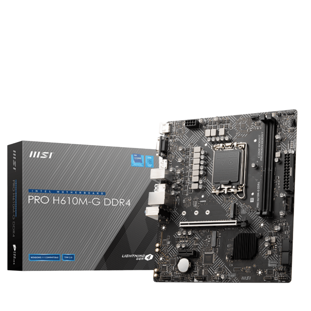 MSI PRO H610M-G DDR4 Motherboard