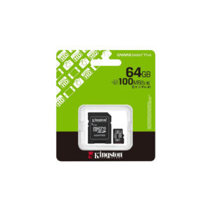 Kingston 64GB microSD Class 10, UHS-I U1 or U3 speed