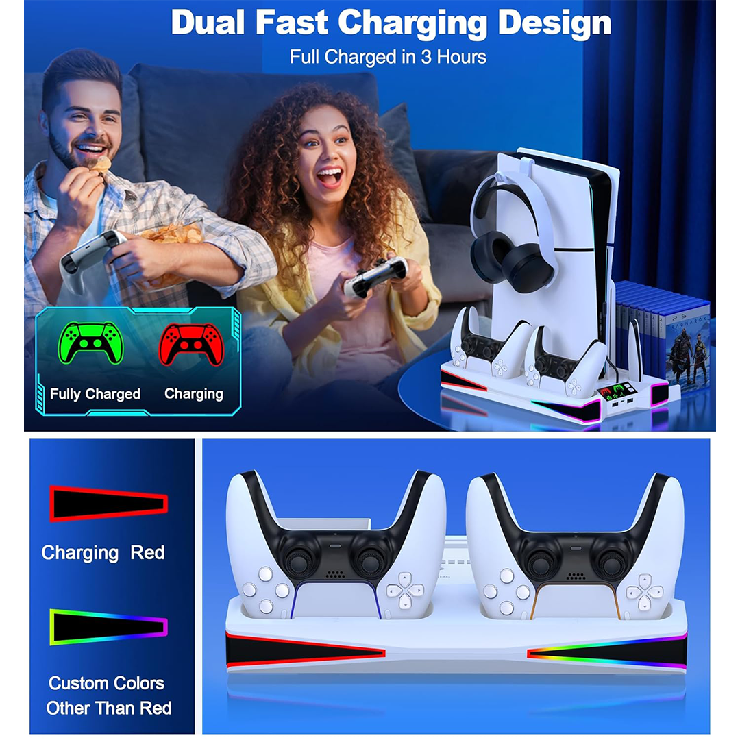 Kawaye PS5 Stand Cooling Station for PS5/Pro/Slim Console - Image 2