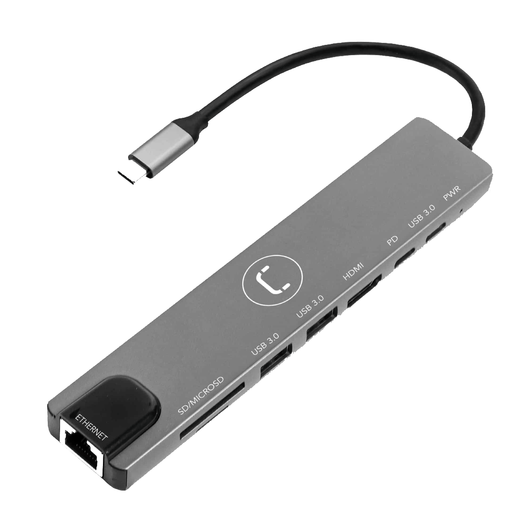 8-IN-1 TYPE C HUB HB1109GY
