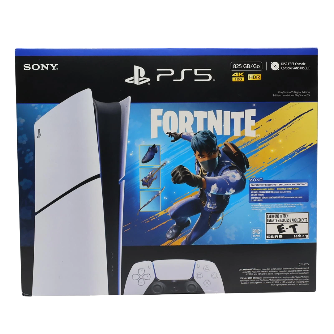 Sony PlayStation 5 Slim Digital Console 825GB – Fortnite Bundle