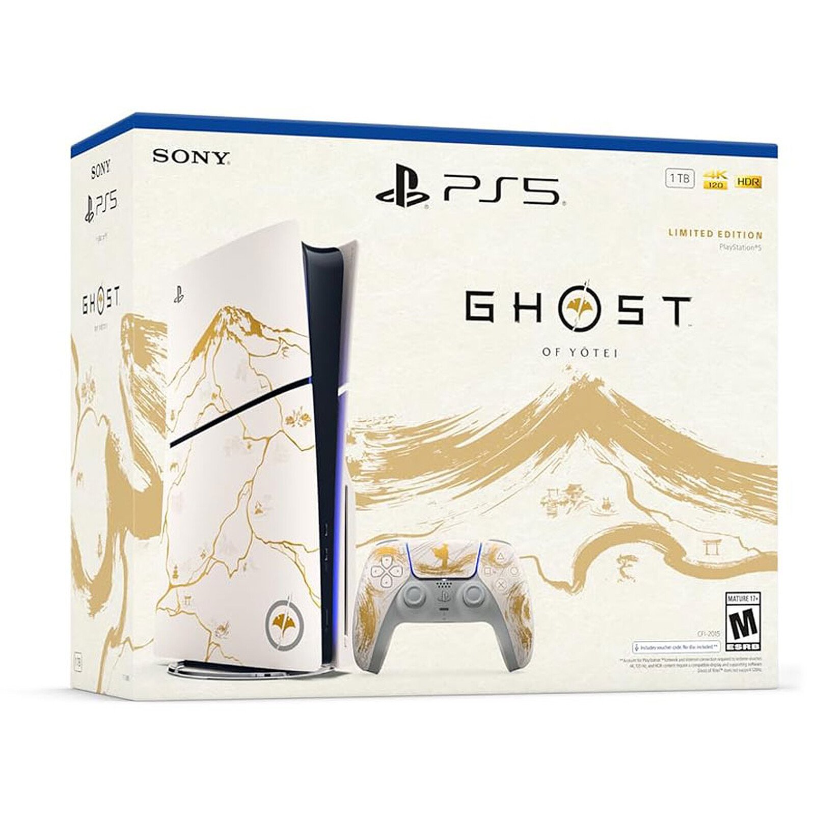 Sony PlayStation 5 Console – Ghost of Yōtei Gold Limited Edition Bundle - Image 3