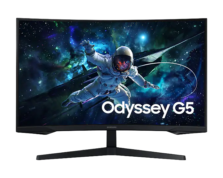 Samsung G55C 32-in Odyssey Curved Gaming Computer LED Monitor - LS32CG552ENXZA