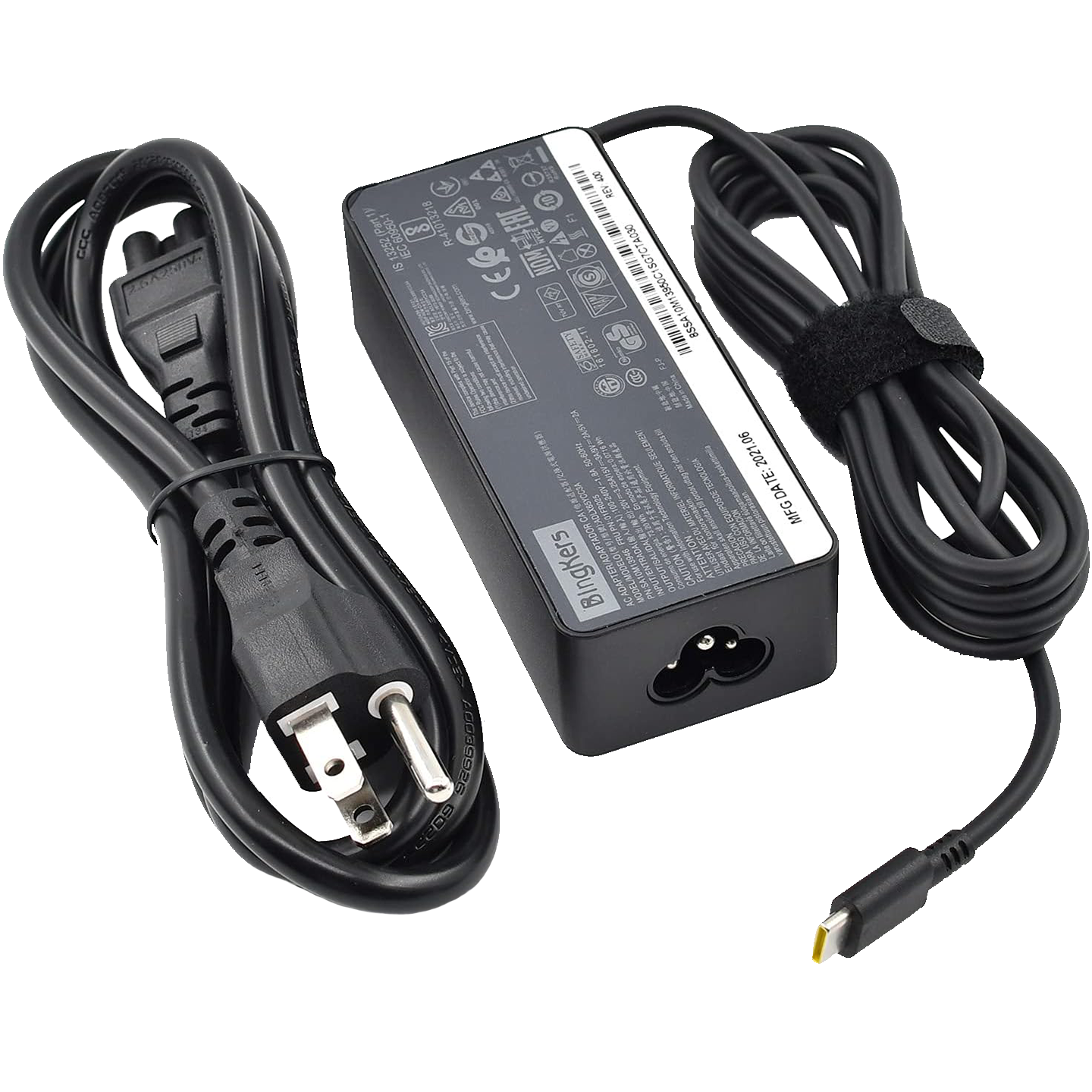65W USB-C Laptop Charger for Lenovo ThinkPad / Yoga / IdeaPad - Image 2