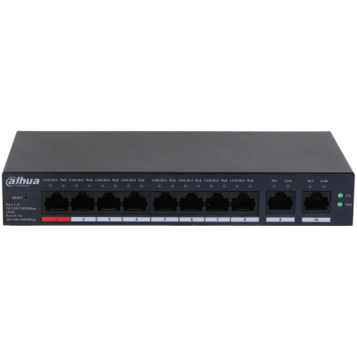 Dahua CS4010-8GT-110 10-Port Cloud Managed Gigabit PoE Switch