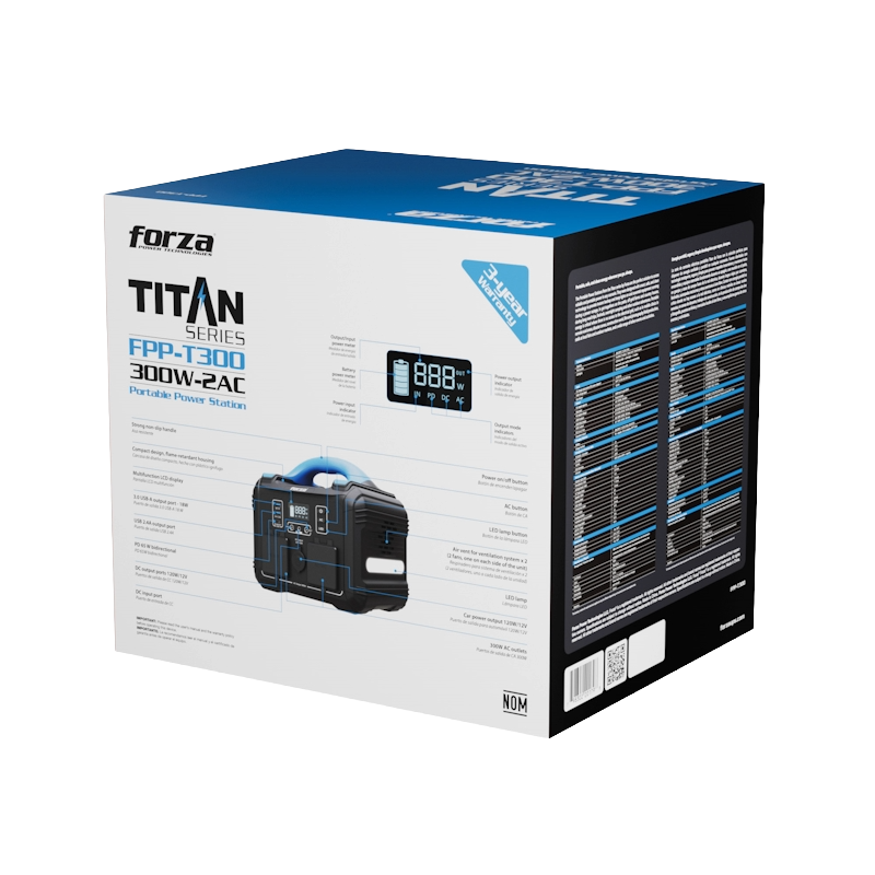Forza Titan FPP-T300 Portable Power Station - Image 6