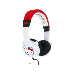OTL Technologies Hello Kitty HK1180 Wired Headphones for Children – Red & White