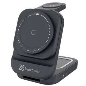 KlipXtreme PowerDesk Lite KDC-150 3-in-1 Wireless Charger