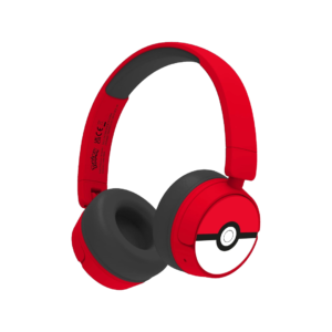 OTL Technologies PK1000 Pokémon Poké Ball Kids Wireless Headphones – Red