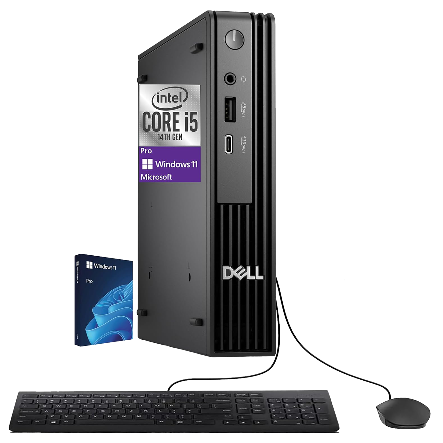 Dell Pro Micro Desktop QCM1250 i5-14500T 16GB RAM 512GB SSD