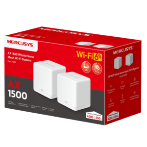Mercusys Halo H60X AX1500 Whole Home Mesh WiFi 6 System (2-Pack)