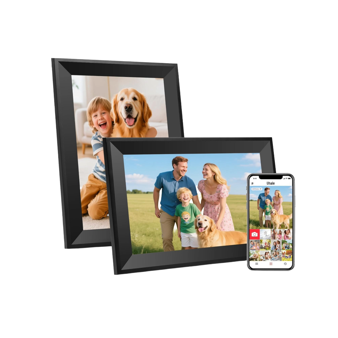 Uhale 10.1-Inch WiFi Digital Picture Frame – 16GB Smart HD Touchscreen
