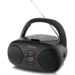 Memorex Bluetooth Portable CD Player (Black)