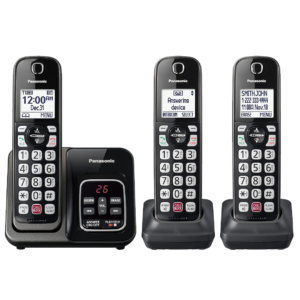 Panasonic KX-TGD833M Cordless Phone 3 Handsets