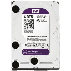 Western Digital Purple 4TB Surveillance Internal Hard Drive